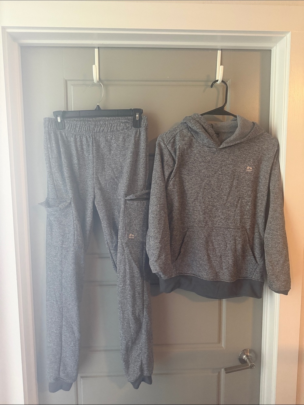 RBX Boys Gray Heather Hoodie & Jogger Matching Set